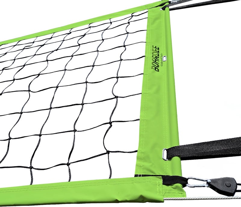 BOARDEE Professional Volleyball Net, Heavy-Duty Outdoor Replacement Net for Indoor Volleyball, Beach Volleyball or Backyard Courts, Durable and Weather-Resistant - Image 1